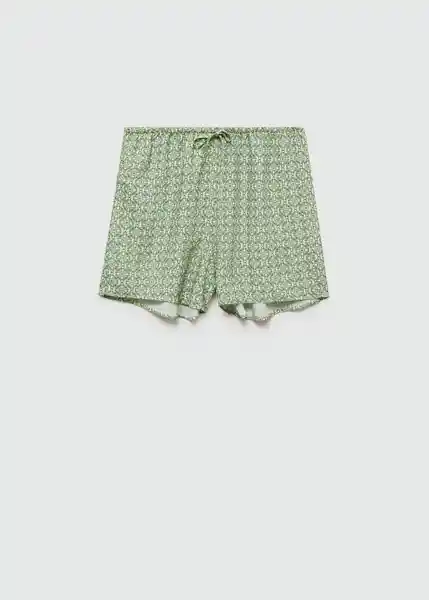 Short Geomes Verde Talla 22 Niñas Mango