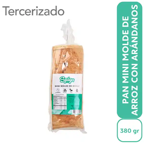 Spiga Pan Mini Molde de Arroz Con Arándanos