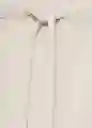 Pantalón Riga Crudo Talla XS Mujer Mango