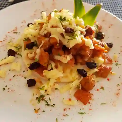 Arepa Cerdo Hawaiano