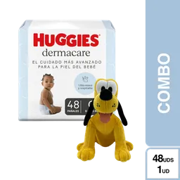 Combo Pañal Huggies Dermacare 3/G + Disney Peluche Pluto