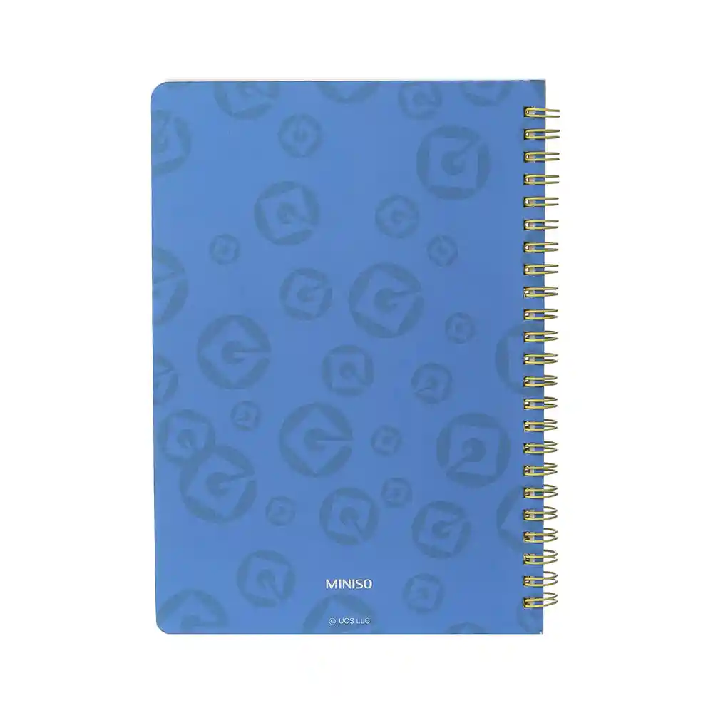 Miniso Cuaderno Con Hebilla Minions Bello Banana 80 Hojas