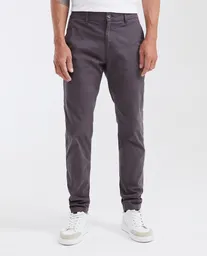 Pantalón Colors Masculino Gris Asfalto Oscuro Talla 34 Chevignon