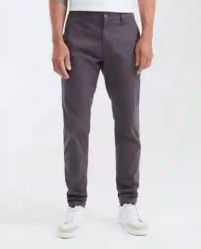 Pantalón Colors Masculino Gris Asfalto Oscuro Talla 34 Chevignon