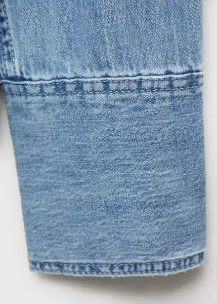 Camisa Cahuita Tejano Medio Talla S Mujer Mango