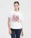 Camiseta The Real Choice Crudo Prístino Claro T. XS Chevignon