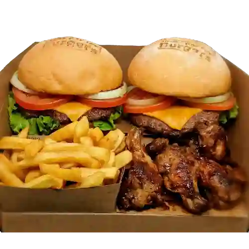 Burger box alitas bbq