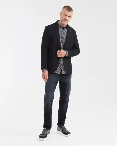 Camisa Premium Square Negro Sombrío Ultraoscuro M Chevignon