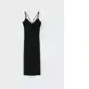 Vestido Lucita Negro Talla S Mujer Mango