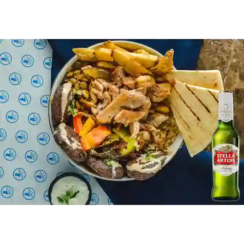 Combo Arma Tu Bowl Griego + Stella Artois 330 ml