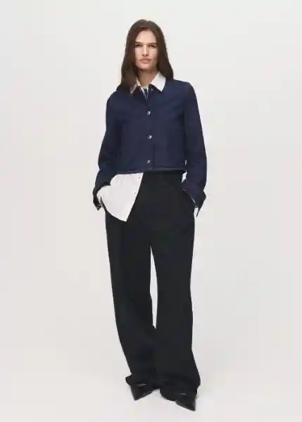 Chaqueta Cazadora Peppa Tejano Soft Talla XS Mujer Mango