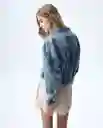 Chaqueta Mujer Azul Talla S 321G001_AZU114604 Americanino