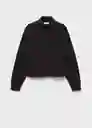 Buzo Sudadera Nei Negro Talla M Mujer Mango