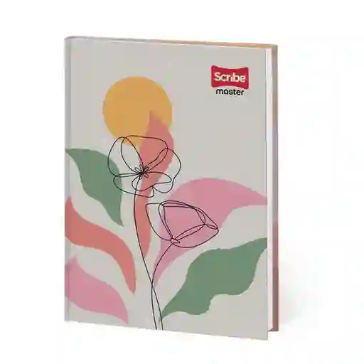 Scribe Cuaderno Grande Rayado Cosido Tapa Dura 100 Hojas