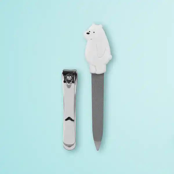 Set de Manicure Osos Escandalosos Oso Polar Miniso