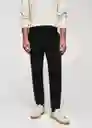 Pantalón Murlo Negro Talla 40 Hombre Mango