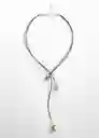 Collar Fabianne Negro Talla 99 Mujer Mango