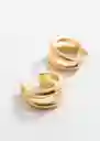 Pendientes Carla Oro Mujer Mango