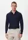 Camiseta Polo Willys Navy Talla S Hombre Mango