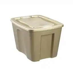 Krea Caja Plástica Color Metal Dorado 37 L