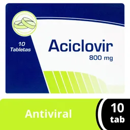 Aciclovir 800 Mg Tabletas
