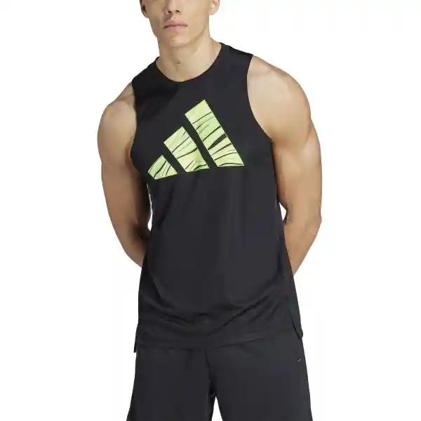 Adidas Camiseta Hiit Entry Para Hombre Negro Talla XL