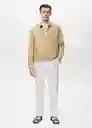 Chaqueta Panarea Beige Talla M Hombre Mango