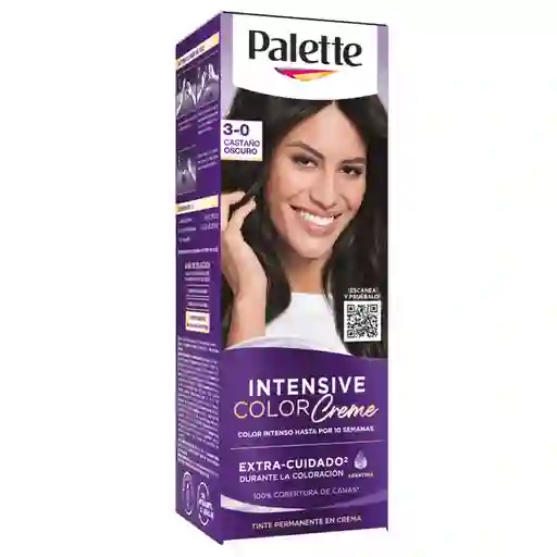 Tinte Palette Color Creme 3-0 Castaño Oscuro