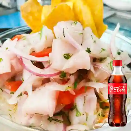 Combo Ceviche de Pescado + Coca Cola Original 400 ml