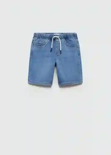 Bermuda Comfy Tejano Medio Talla 11 Niño Mango