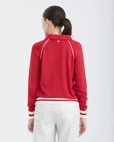Suéter Retro Femenino Rojo Subido Oscuro XS Chevignon