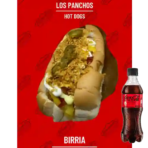 Pancho birria+cocacola sin azúcar 400 ml