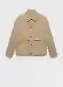 Chaqueta Darren Beige Talla M Hombre Mango