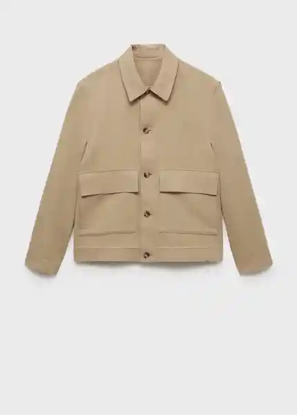 Chaqueta Darren Beige Talla M Hombre Mango