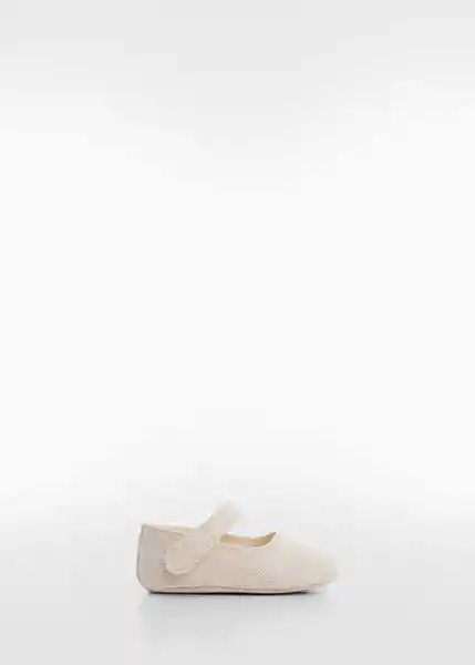 Zapatos Manuela Niños Beige Talla 17 Mango