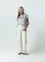 Camisa Martina Mujer Azul Zen Claro T L 012G303 Naf Naf