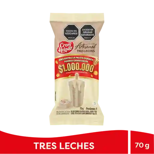 Crem Helado Artesanal Tres Leches 70 g
