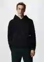 Sudadera Ibizah-I Negro Talla L Hombre Mango