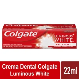 Colgate Crema Dental Luminous White Brilliant