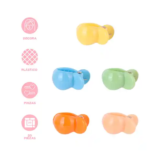 Set de Pinzas Mini Serie Miniso