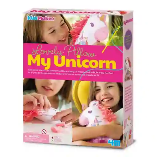 4M Juguete Unicorn Pillow Haz tu Propia Almohada de Unicornio