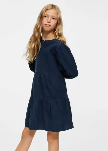 Vestido Cloe Navy Talla 08 Niñas Mango