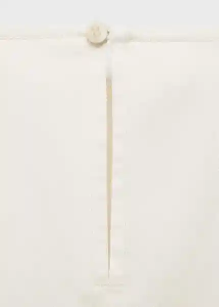 Vestido Bubble Blanco Talla M Mujer Mango