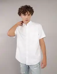 Camisa Hombre Blanco Talla MEDIUM 2728100 American Eagle