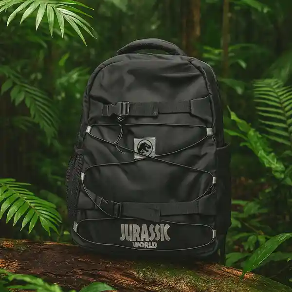 Maleta Escolar Serie Jurassic World Negro Miniso