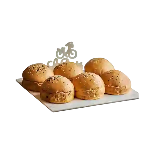 Pan Hamburguesa por 6 Unidades
