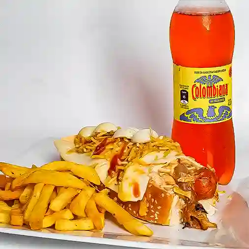 Hot dog loco en combo