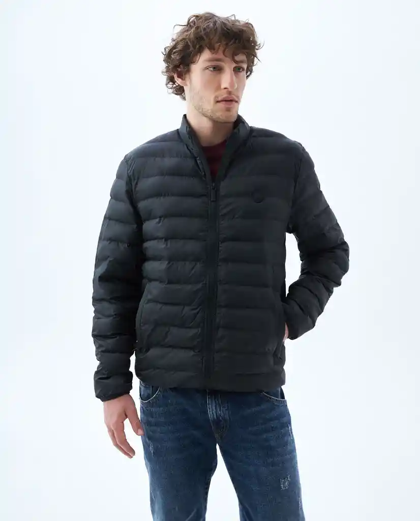 Chaqueta Abullonada Para Hombre