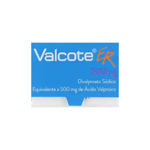 Valcote ER (500 mg) 30 Tabletas