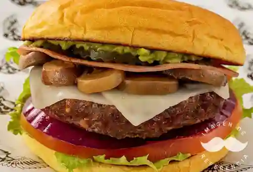 Hamburguesa Carne y Champiñones